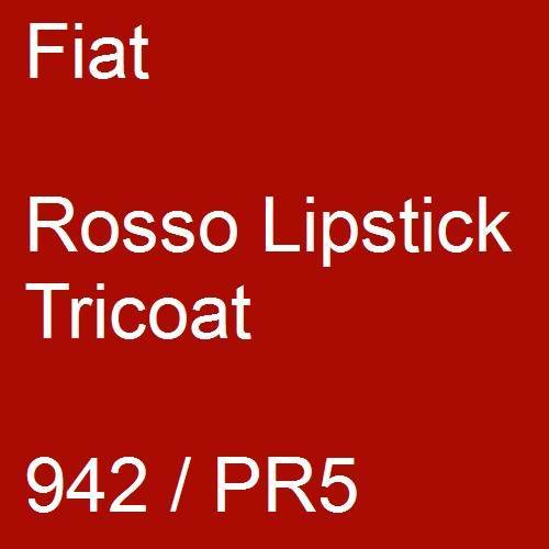 Fiat, Rosso Lipstick Tricoat, 942 / PR5.